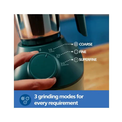 Philips 800 Watt Powerful motor mixer grinder with MicroGrind Technology in Green colour - HL7773/02 - EMP - Image 6