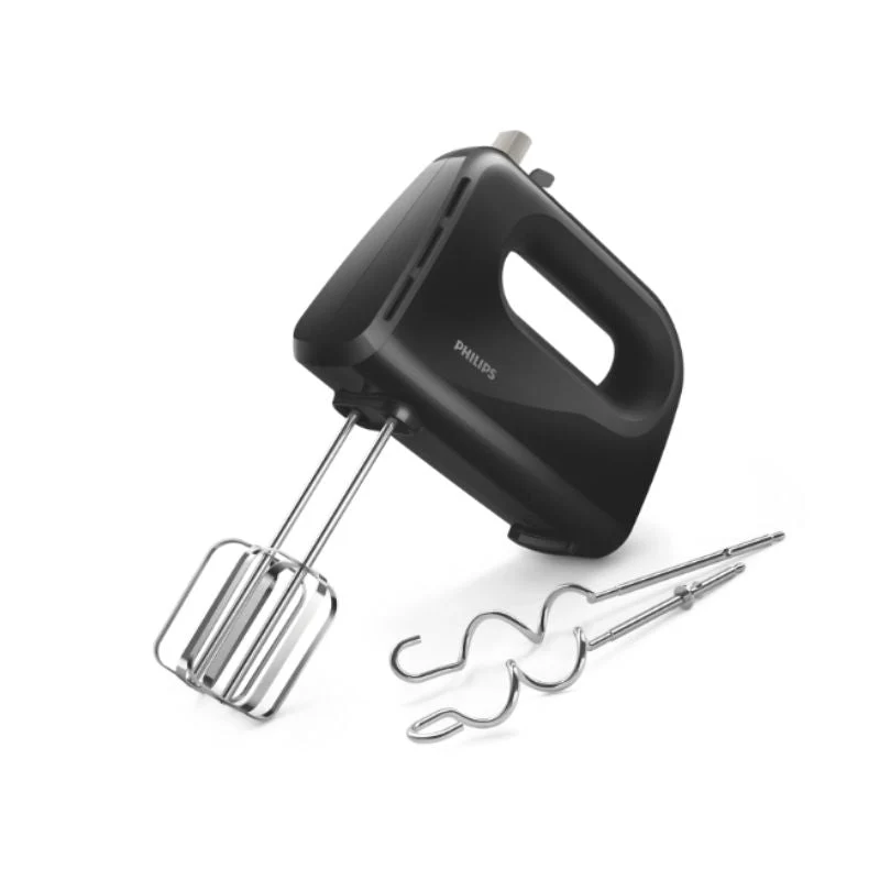 Philips Daily Hand Mixer 300W 5 Speed Black - HR3705/10 - EMP