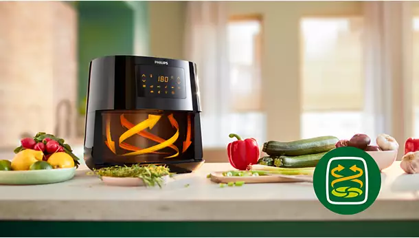 Philips HD9270/70 Digital Airfryer 2000W, 6.2L, Touch Presets - Emp - Image 5
