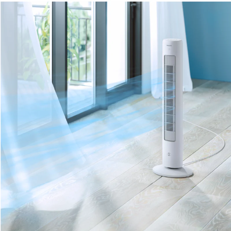 Refurbished Philips Bladeless Technology Tower Fan with Touchscreen Panel and Remote Control - CX5535/00 - Image 2