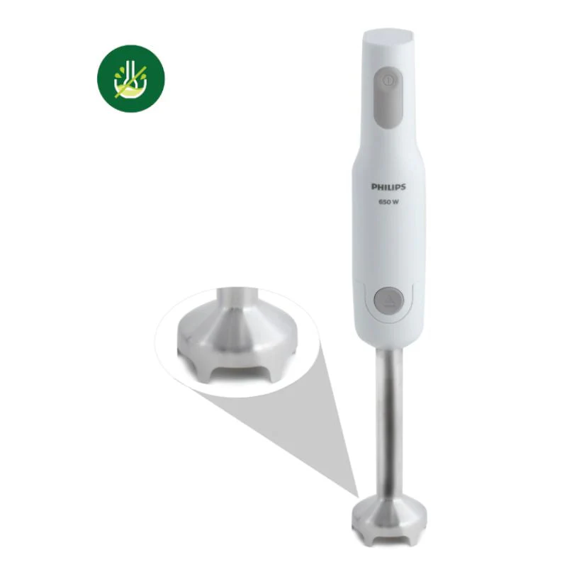 Refurbished Philips Daily Collection 650 Watt Hand Blender White with Detachable Steel Rod - HL1600/00 - Image 3