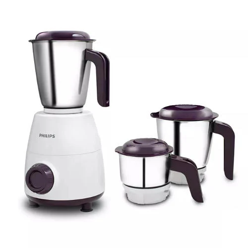 Refurbished Philips 500W Powerful and Efficient Mixer Grinder with 3 Jars - HL7505/00